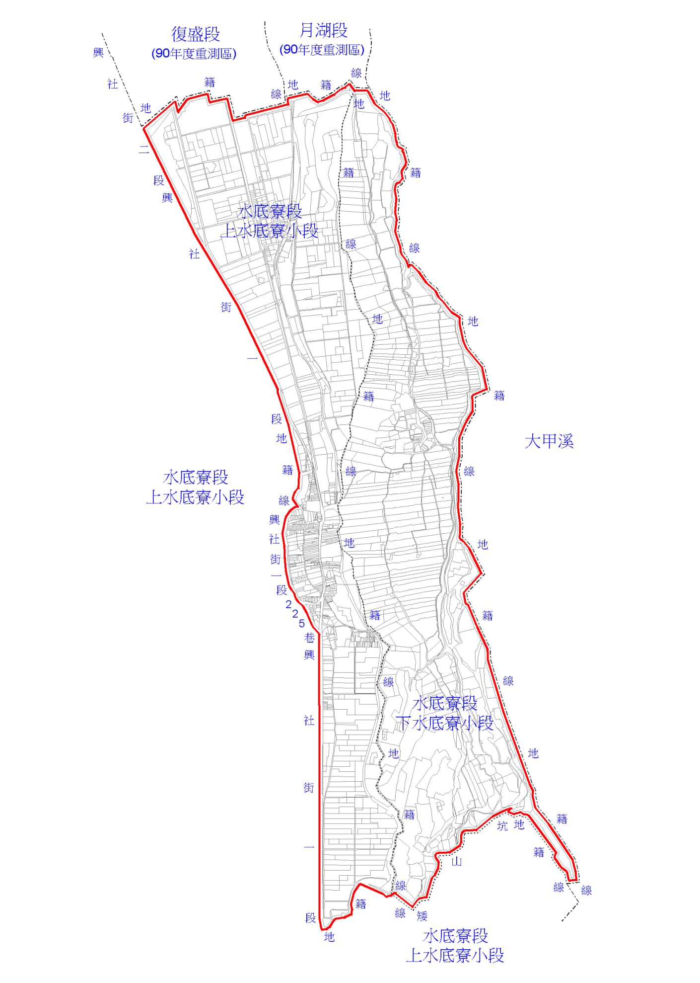 115年度新社區重測範圍圖說